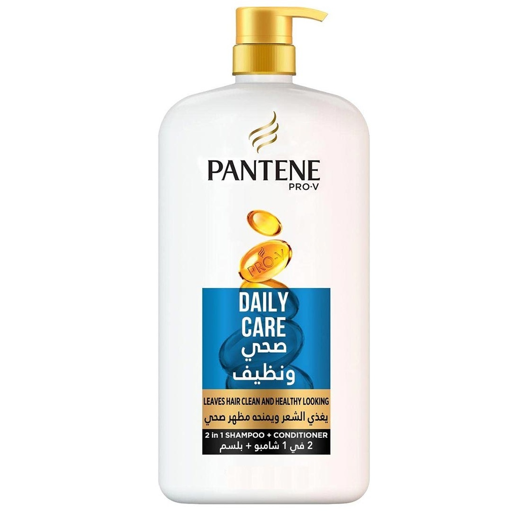 بانتين شامبو - Pantene Shampoo (1L, Daily Care, without)