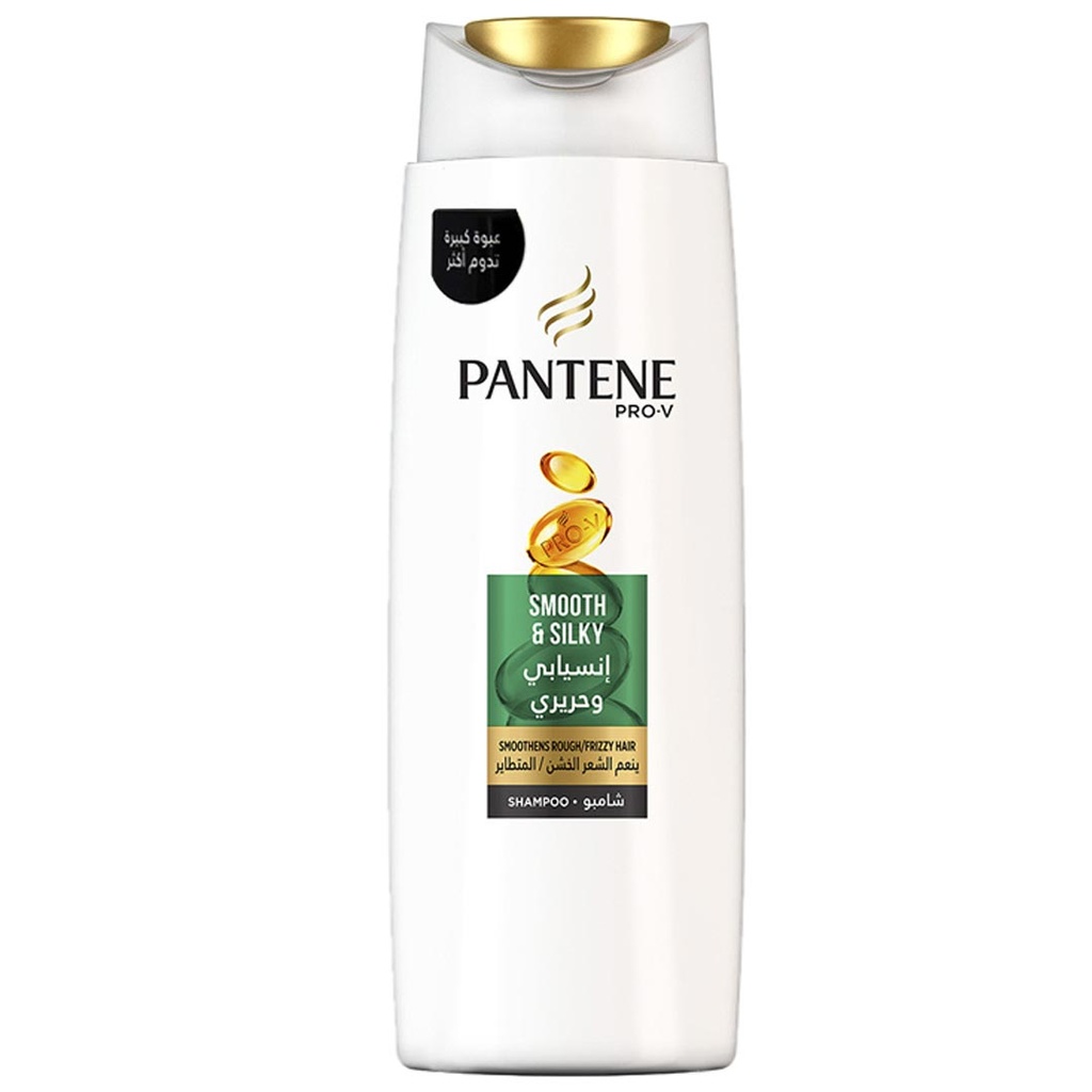 بانتين شامبو - Pantene Shampoo (600ml, Smooth&Silky, without)