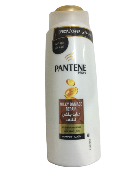 بانتين شامبو - Pantene Shampoo (600ml, Milky Damage Repair, Special Offer)