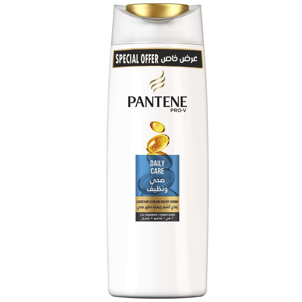 بانتين شامبو - Pantene Shampoo (600ml, Daily Care, Special Offer)