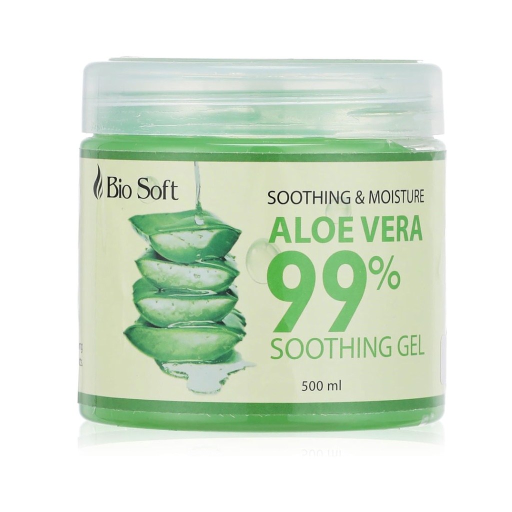 بايو سوفت جل مرطب بالصبار  - Bio Soft Soothing Gel Aloe Vera (500ml)
