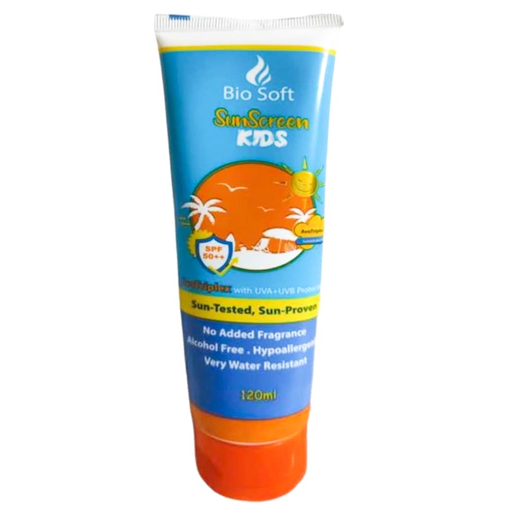 بايو سوفت صن سكرين اطفال - Bio Soft Sun Screen Kids (120ml, 50)
