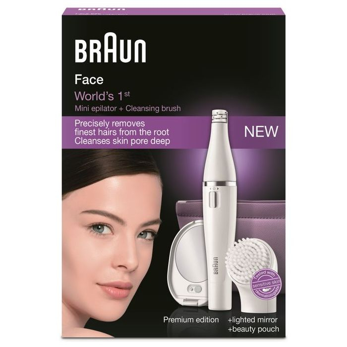 براون  ماكينة ازالة شعر الوجه - Braun FaceSpa Mini Epilator (No:Face 830)
