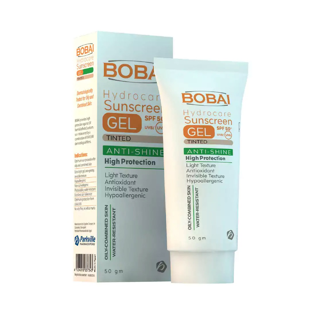 بوباى صن سكرين جل تينتد - Bobai Sunscreen Gel Tinted (50 g, 50)