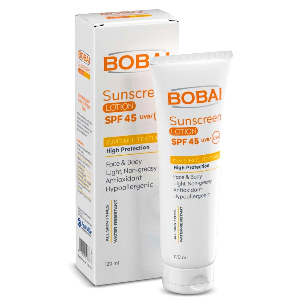 بوباى صن سكرين لوشن ملمس غير مرئى - Bobai Sunscreen Lotion Invisible Texture (120ml, 45)