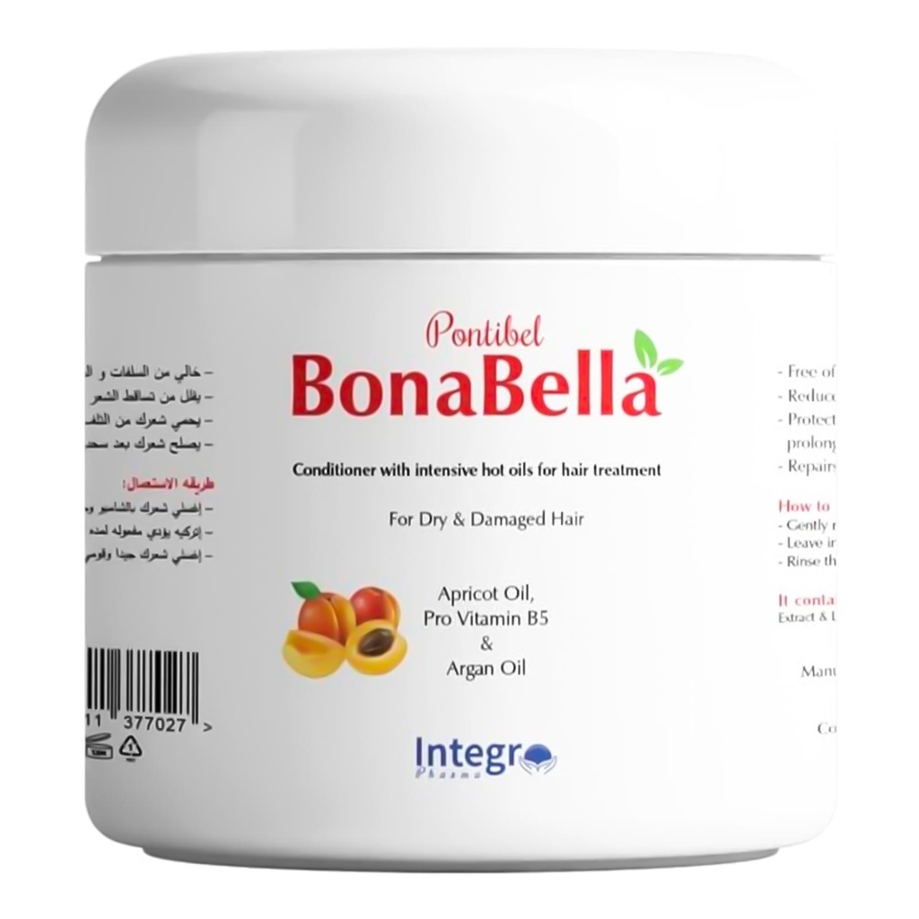 بونابيلا حمام كريم - Bonabella Hair Mask (250g, Apricot)