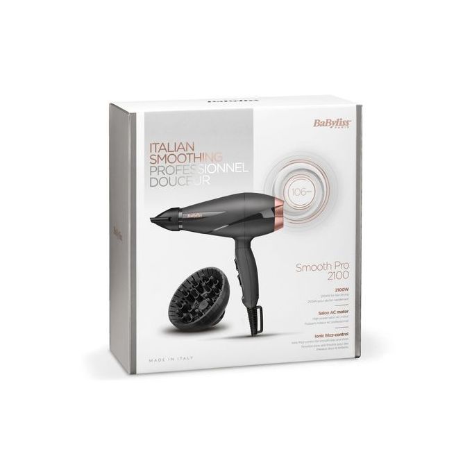 بيبى ليس سشوار - Babyliss Dryer (Smooth Pro 2100, No:6709DE, 2100W)