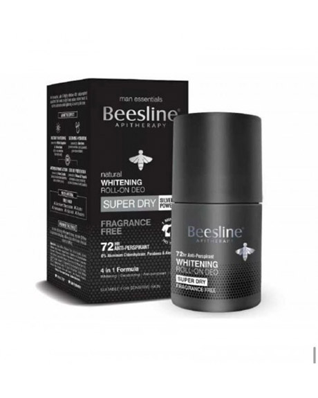 بيزلين رول اون - Beesline Roll On (men, 50ml, Fragrance Free 4*1)