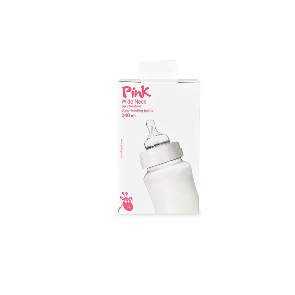 بينك ببرونة وايد نك - Pink Fedeer Wide Neck (300ml)