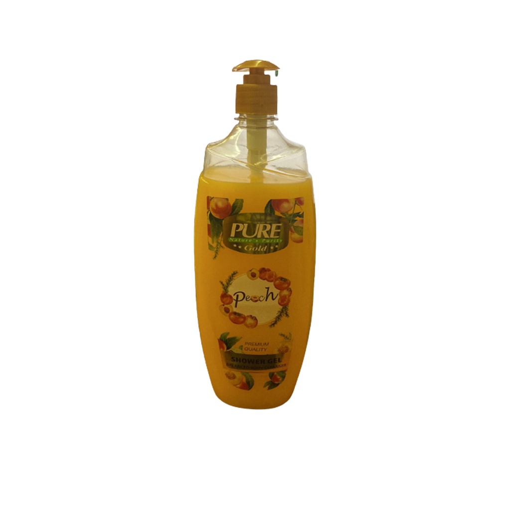 بيور جولد شاور - Pure Gold Shower (1L, Peach)