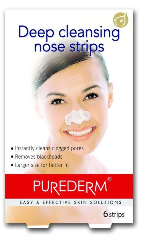 بيور دريم شرائح تنظيف الانف - Puredrem Nose Cleansing Strips (Deep cleaning, 6PC)
