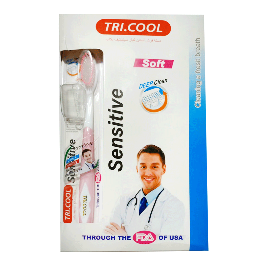 ترى كول فرشاة اسنان حساس - TRI.COOL Tooth Brush Sensitive (No:626, Soft)
