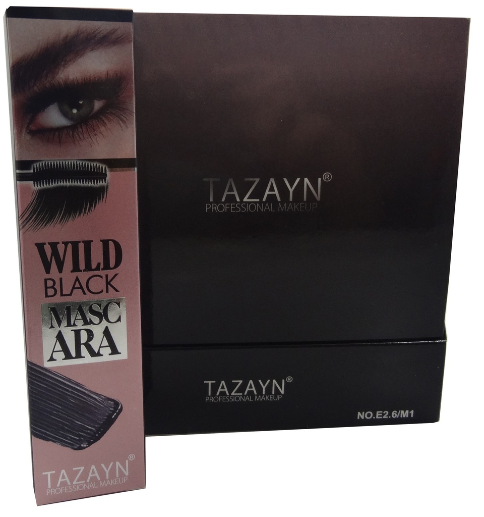 تزين ماسكارا - Tazayn Mascara (11g, No:E2.6/M1, Black)