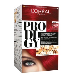 لوريال صبغة - Loreal Color (Prodigy, 60g, Dark red 6-60, without)