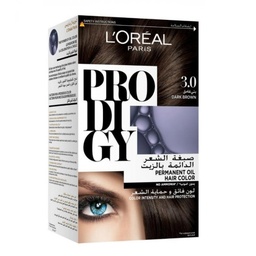 لوريال صبغة - Loreal Color (Prodigy, 60g, Dark brown 0-3, without)
