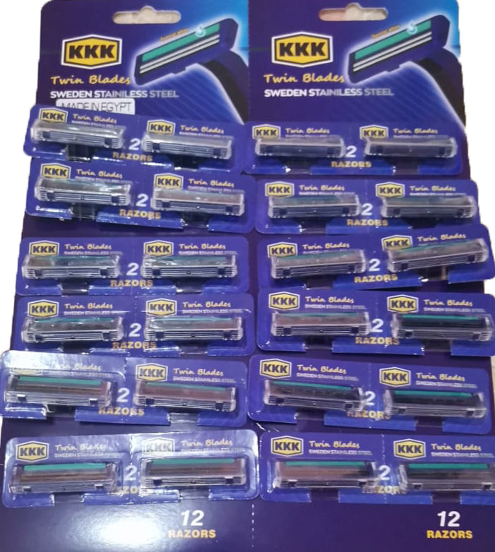 ثرى كى حلاقة - KKK Shaving (men, No:216-D, 5+1PC)