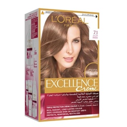 لوريال صبغة - Loreal Color (Excellence, 48ml, Blonde Gray 1-7, without)