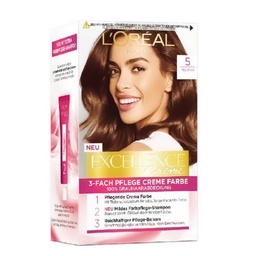 لوريال صبغة - Loreal Color (Excellence, 48ml, light brown 5, without)