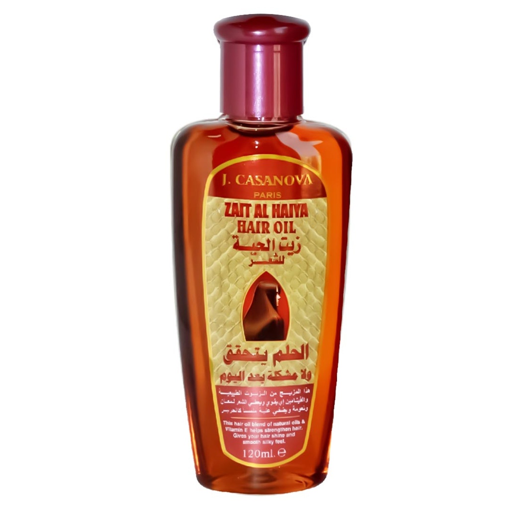 ج.كازانوفا زيت - J.Casanova Oil (210ml, Zait Alhaiya)