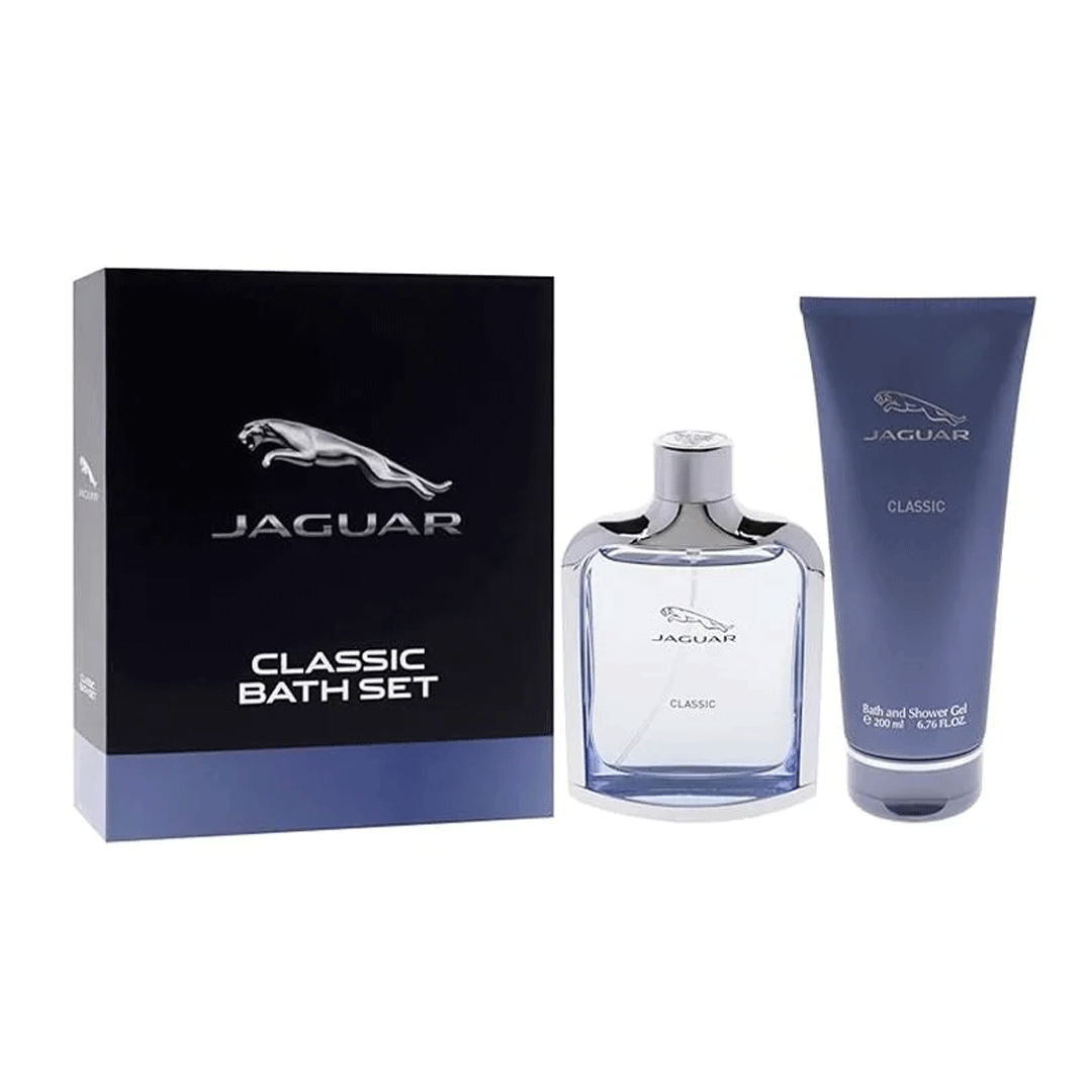 جاجوار كلاسيك باث طقم - Jaguar Classic Bath Set EDT-M (100ml+200ml)