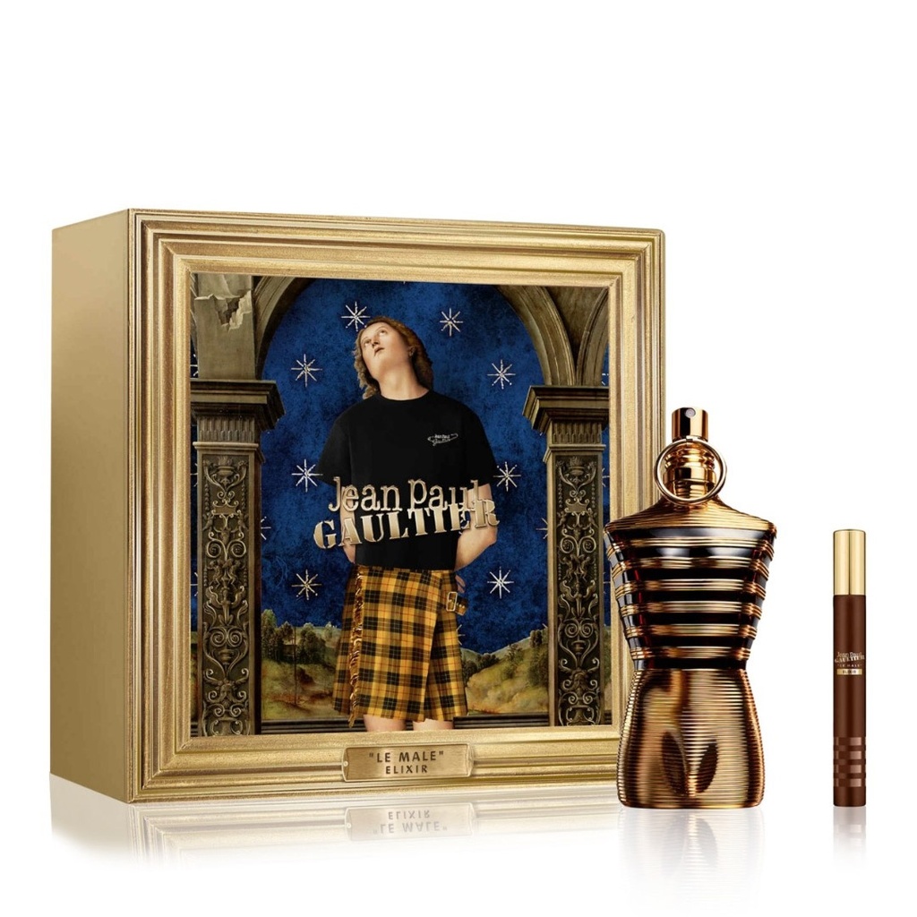 جان بول لو مال اليكسير طقم - Jean Paul Le Male Elixir Set Parfum-M (200ml+10ml)