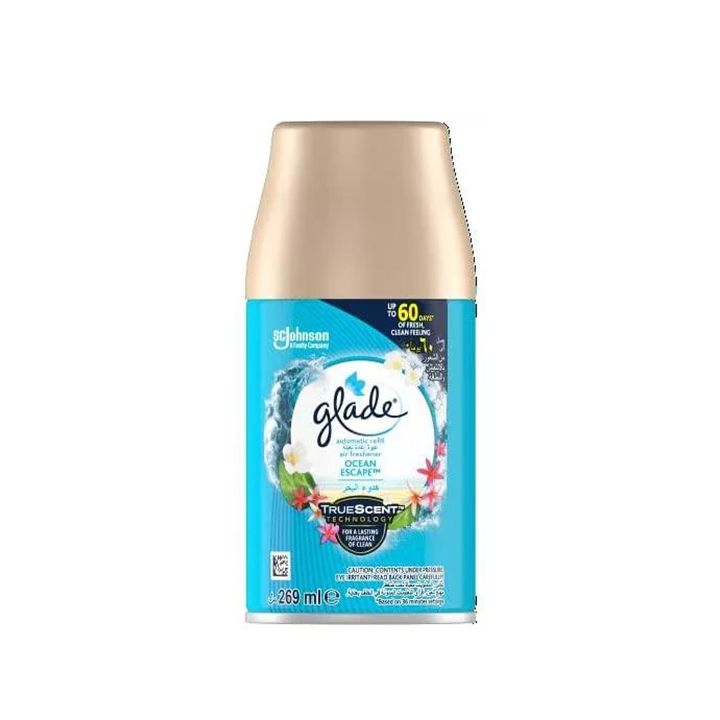 جليد ملطف جو غيار - Glade Air Freshener Spare (269ml, Ocean Escape)