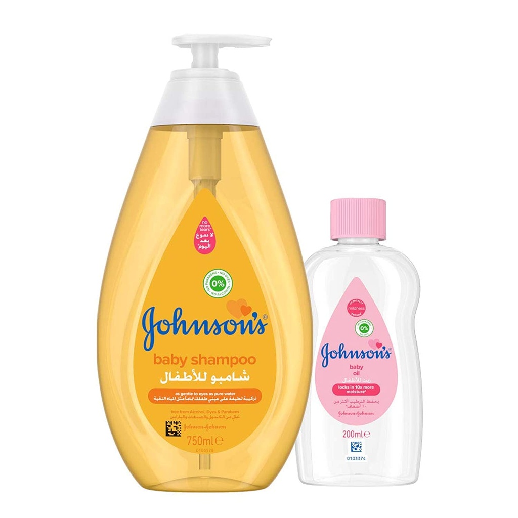 جونسون شامبو - Johnson Shampoo (750ml+200ml, +Special price oil)