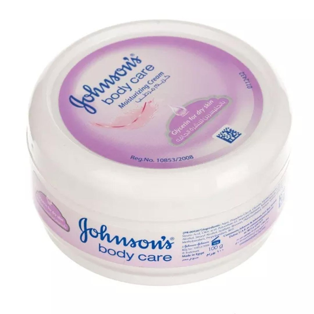 جونسون كريم مرطب - Johnson Moisturizing Cream (100 g, Glycerin)