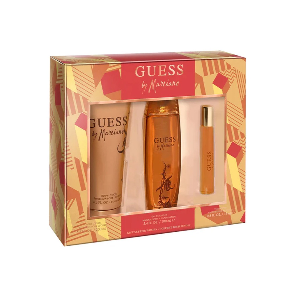 جيس باى مارشيانو طقم - Guess By Marciano Set EDP-W (100ml+15ml+200ml)