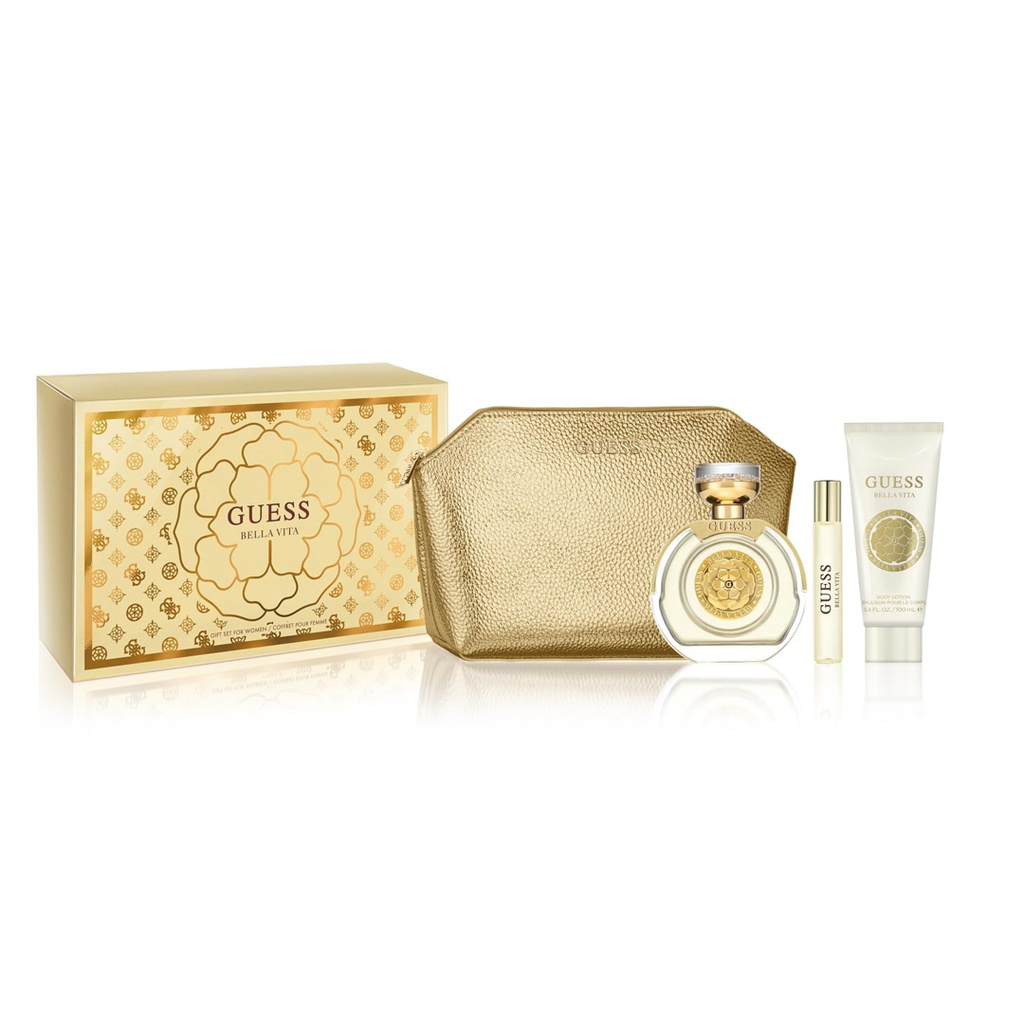 جيس بيلا فيتا طقم - Guess Bella Vita Set EDP-W (100ml+100ml+15ml)