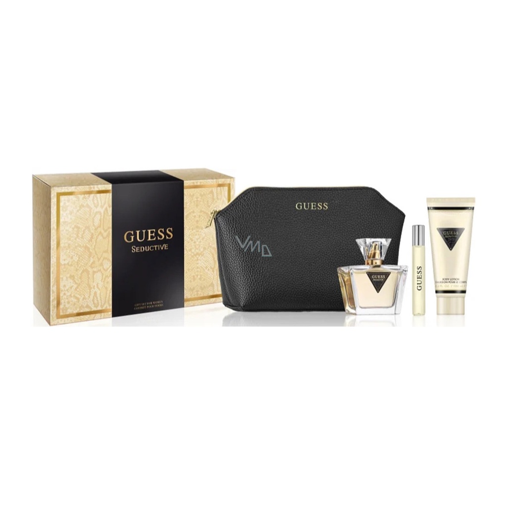 جيس سيدكتف طقم شنطة - Guess Seductive Set Bag EDT-W (75ml+15ml+100ml)