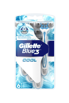 جيليت بلو 3 - Gillette Blue 3 (Shaver, Cool, 6PC)