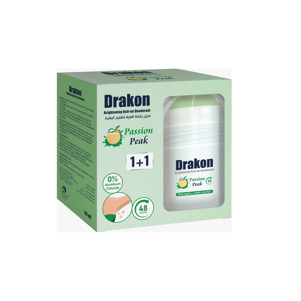 دراكون رول اون لولى باشون بيك - Drakon Roll On Passion Peak 1+1 (50ml)