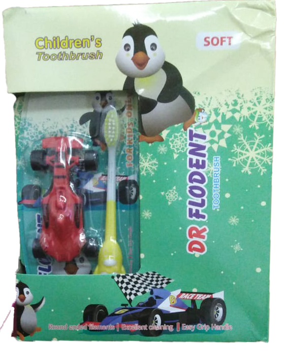 دكتور فلودنت فرشاة اسنان - Dr Flodent Tooth Brush (Kids, No:3017, Soft)