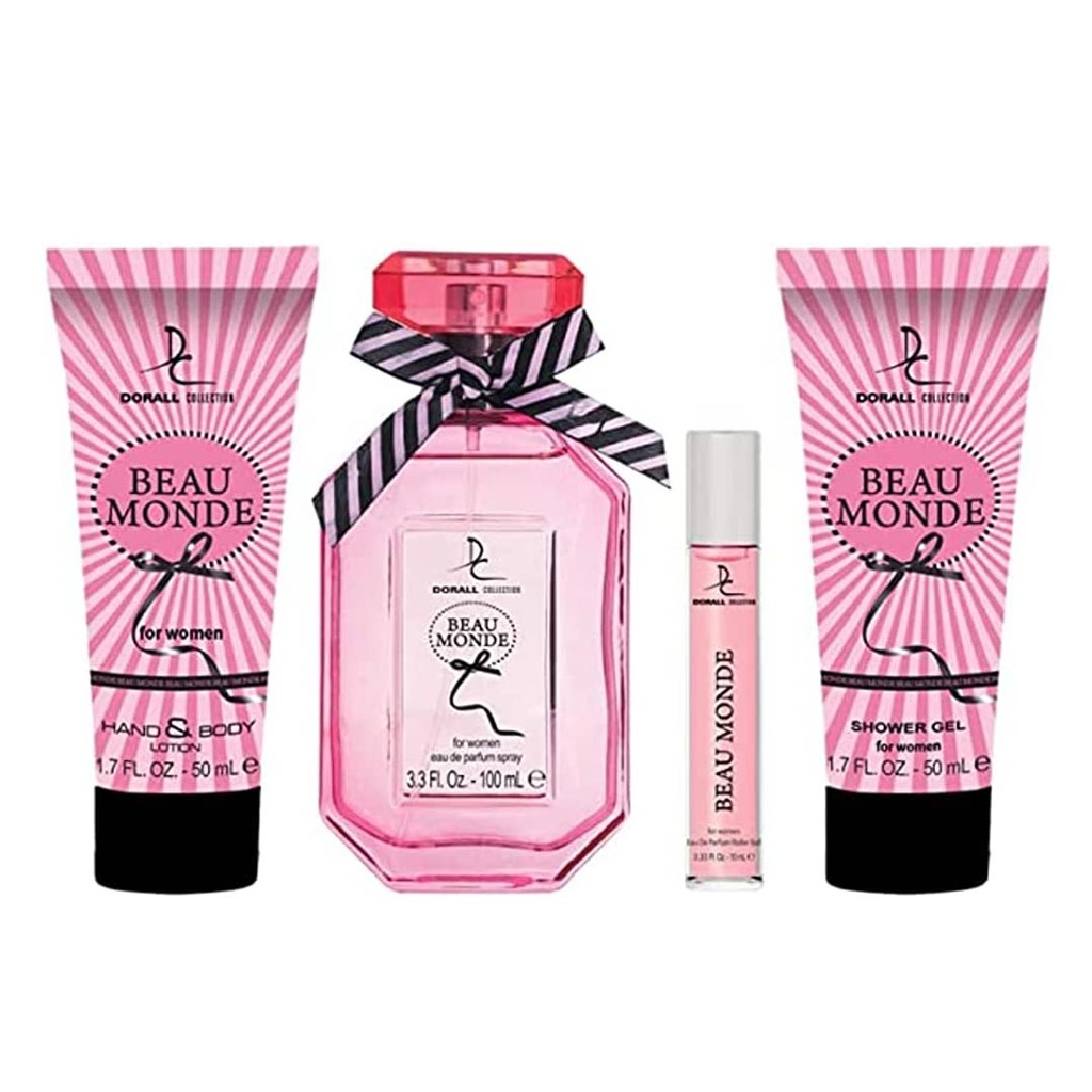 دورال بو موند طقم - Dorall Beau Monde Set EDT-W (100ml+10ml+50ml+50ml)