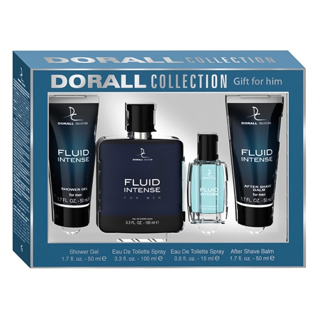 دورال فلويد انتنس طقم - Dorall Fluid Intense Set EDT-M (100ml+15ml+50ml+50ml)