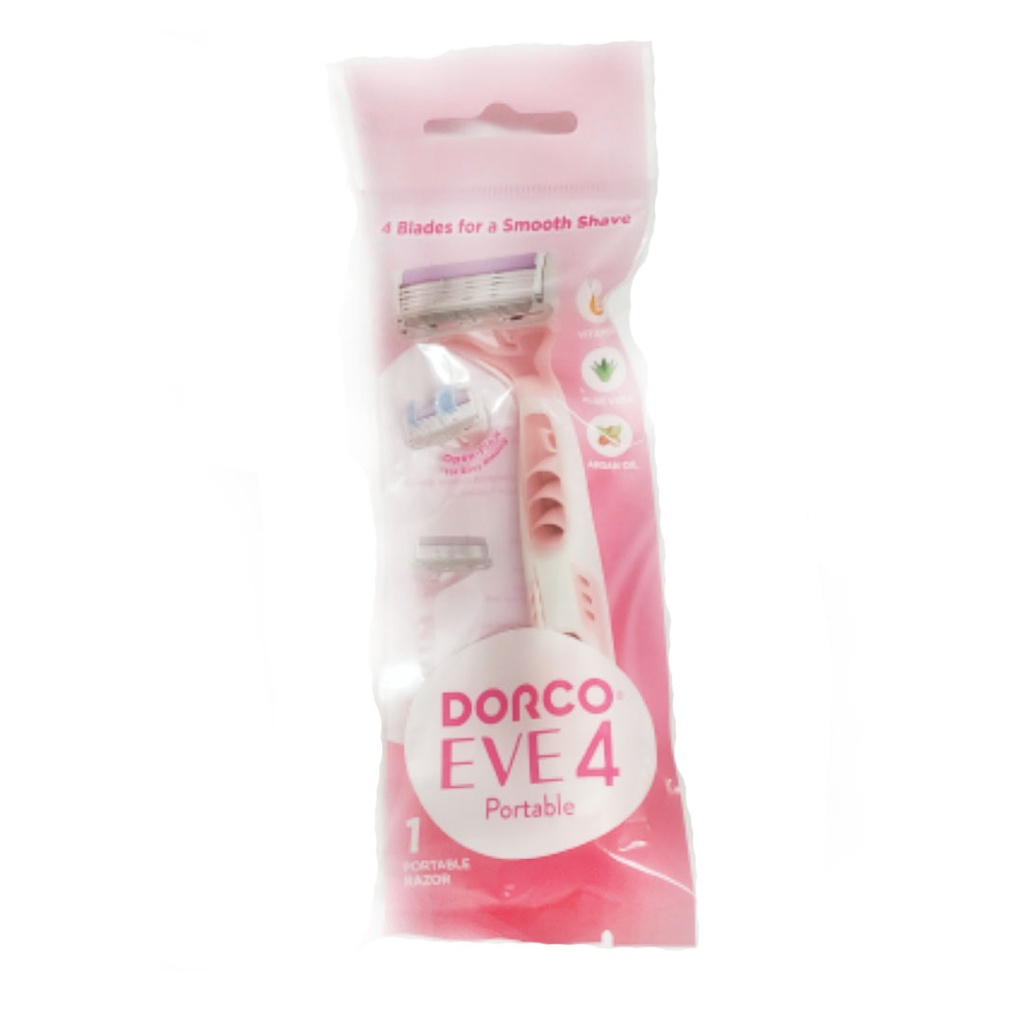 دوركو ايفى 4 نسائى بورتابل - Dorco Eve 4 Woman Bortable (1PC)