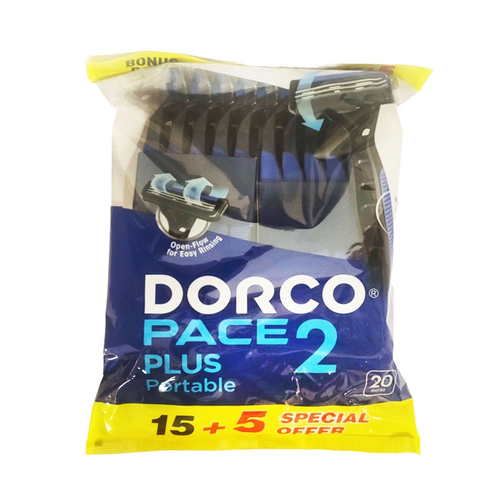 دوركو بيس 2 بلس بورتابل - Dorco Pace 2 Plus Portable 15+5