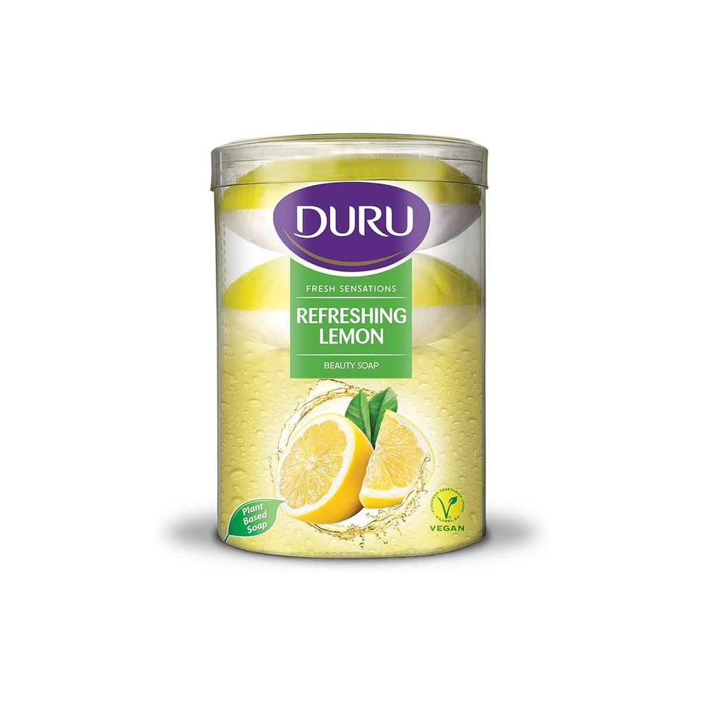 دورو صابون الليمون المنعش - Duru Soap Refreshing Lemon 4Pcs (90g)