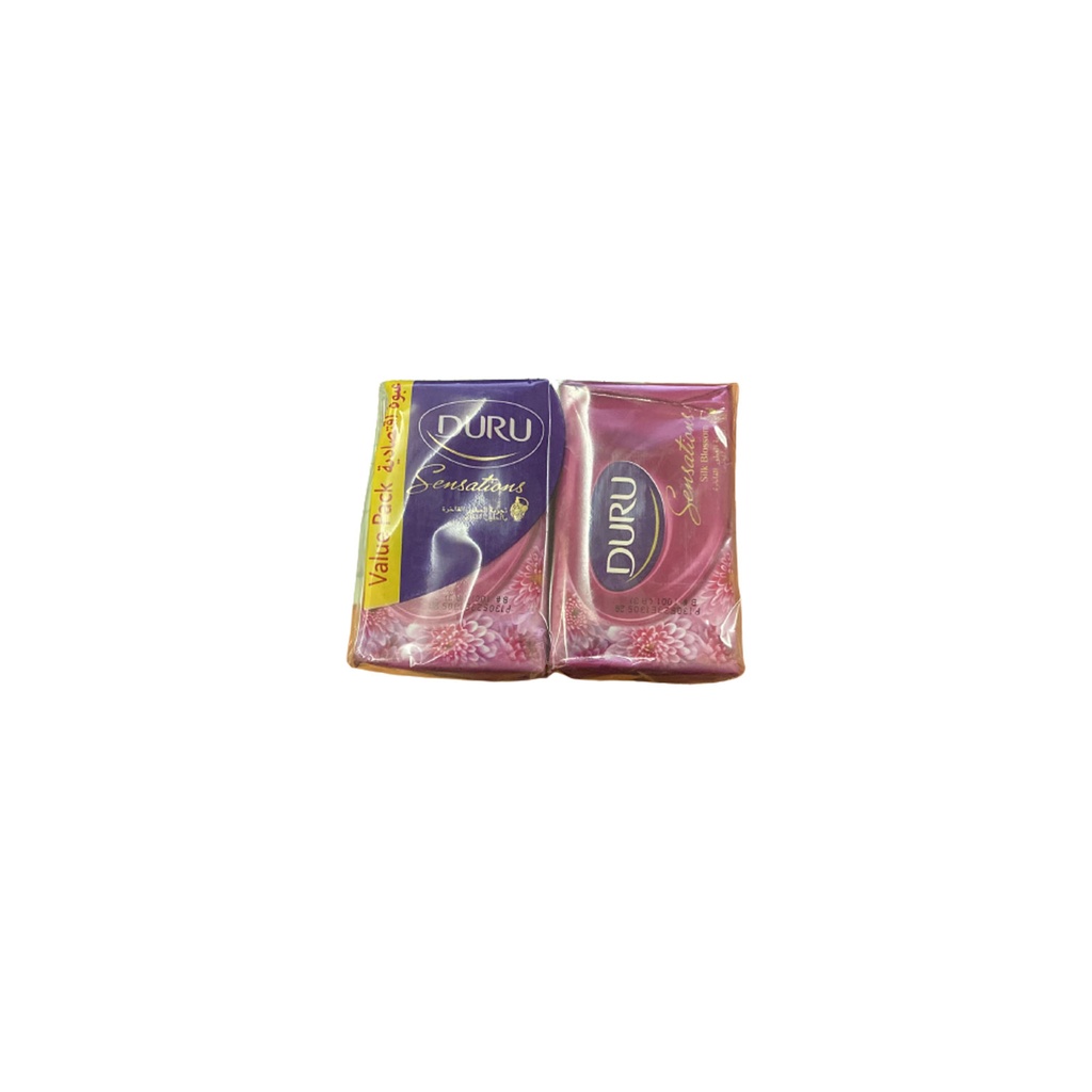 دورو صابون نعومة الحرير - Duru Soap Silk Blossom 4Pcs (160g, Value Pack)