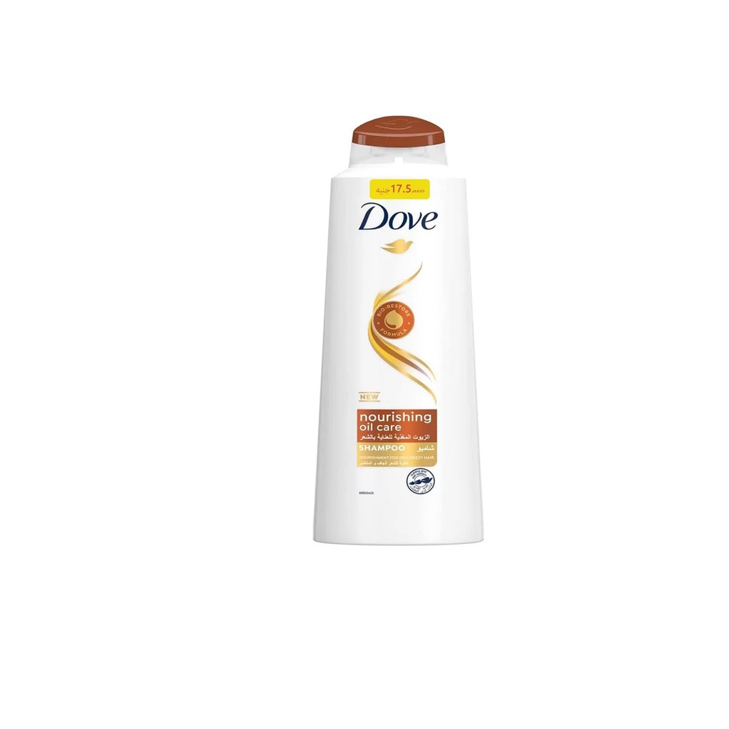 دوف شامبو زيوت مغذية - Dove Shampoo Nourishing Oil (600ml, Discount 17.5L.E)