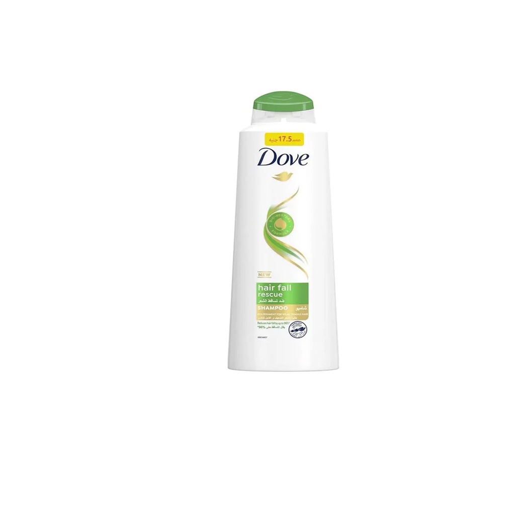 دوف شامبو ضد تساقط - Dove Shampoo Fall Rescue (600ml, Discount 17.5L.E)