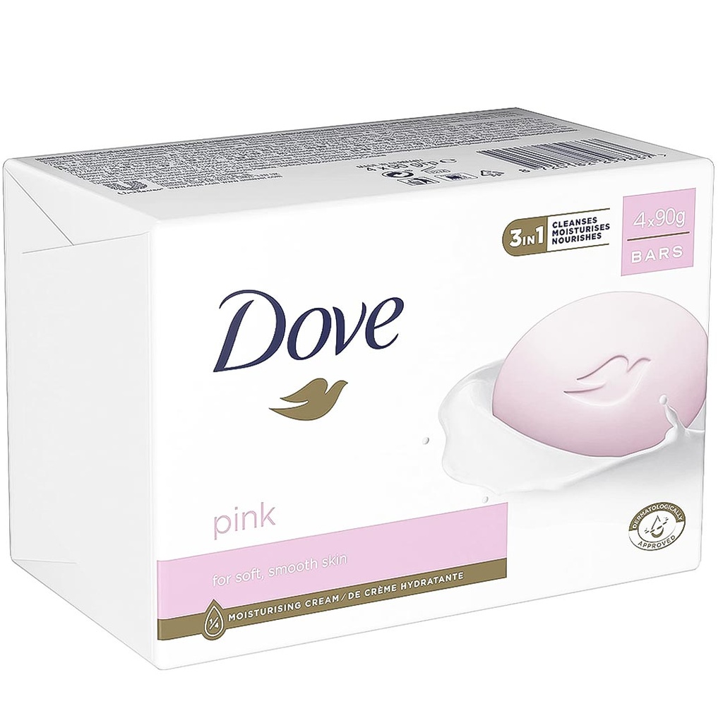 دوف صابون - Dove Soup 4Psc (100 g, Pink)