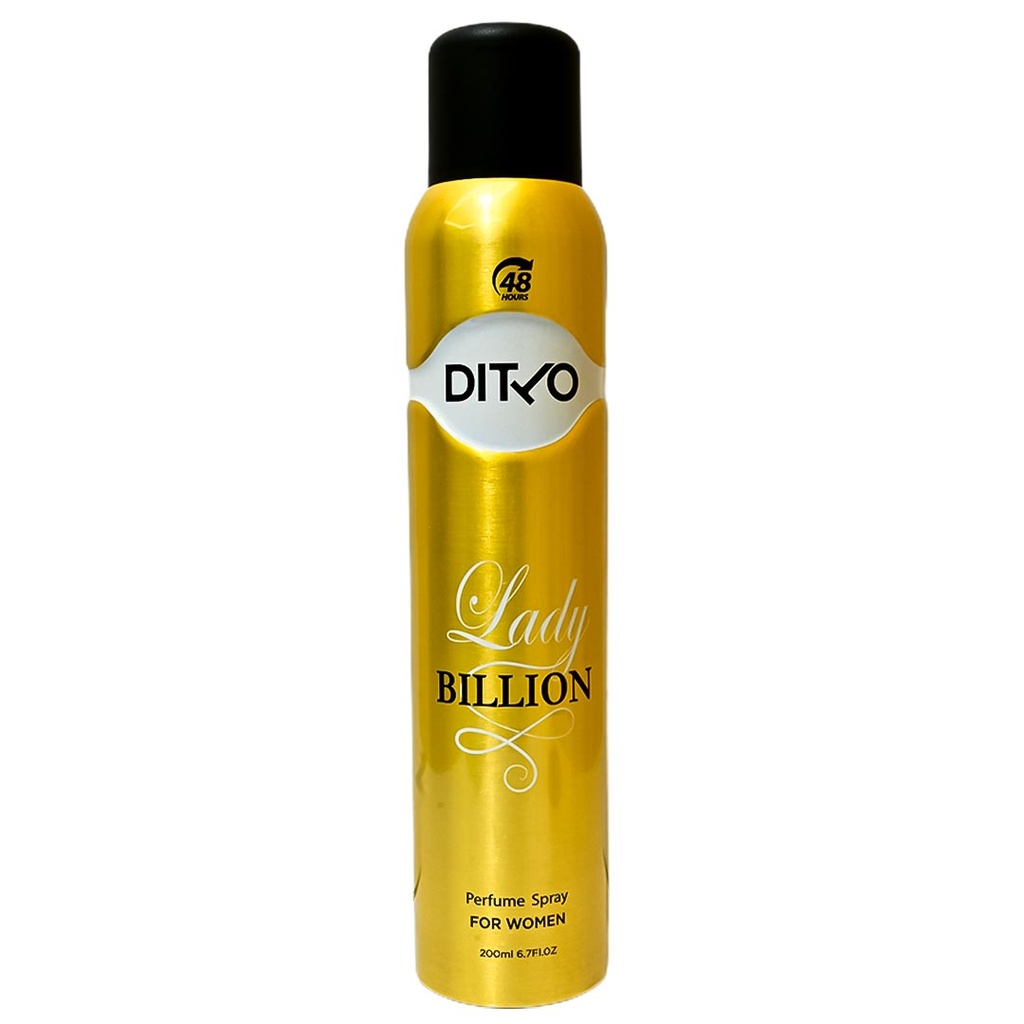 ديتو  سبراى - Ditto Spray (Woman, 200ml, Lady Billion)