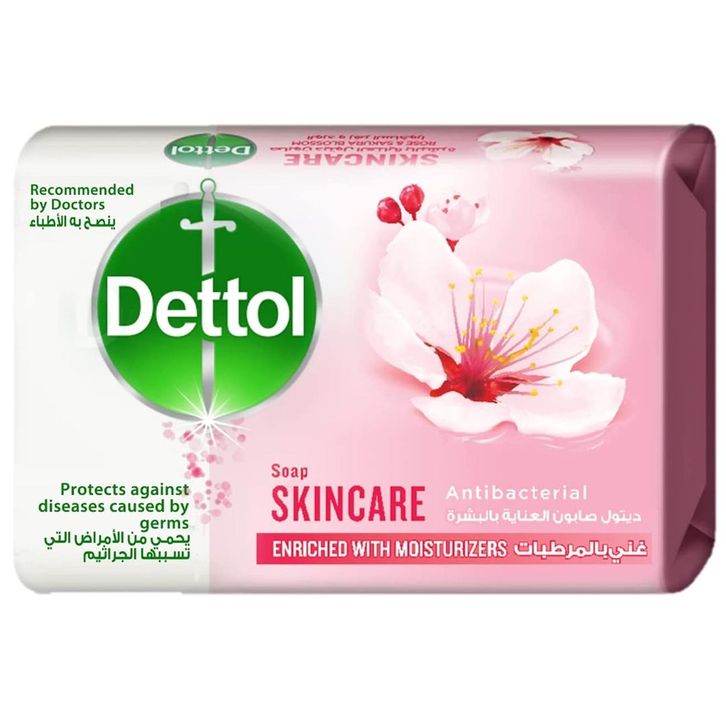 ديتول صابون عناية بالبشرة - Dettol Soap Skin Care (60g)