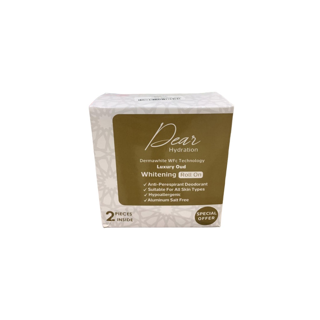 دير رول اون لوكسرى عود 2قطعة عرض خاص - Dear Roll On Luxury Oud 2Pcs Special Offer (60ml)