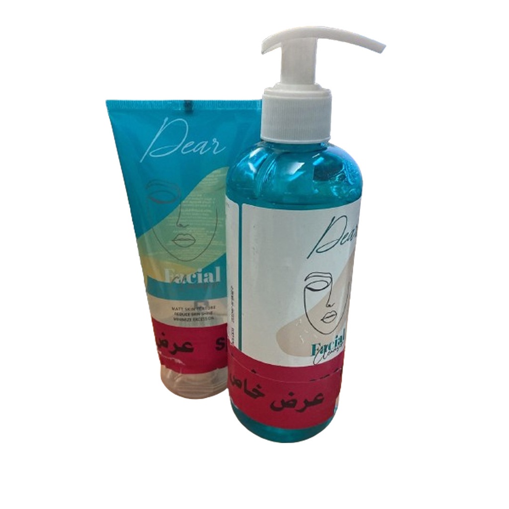 دير غسول للوجه +1ق 200مل - Dear Facial Cleanser +1Pcs 200ml (400ml)