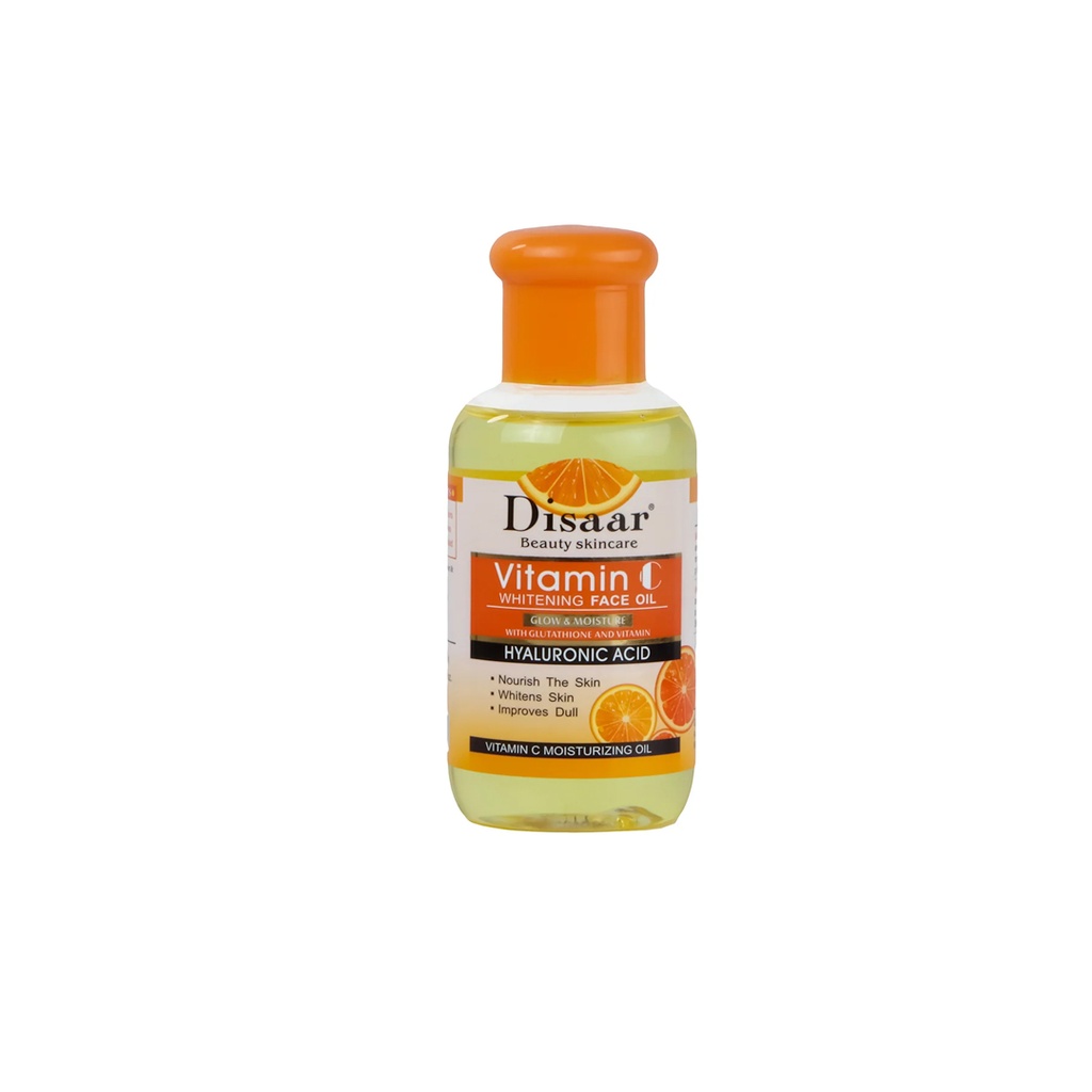ديزار زيت وجه تفتيح وترطيب بفيتامين سى - Disaar Face Oil Whitening Moisture Vitamin C (75ml)
