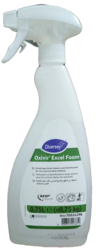 ديفرسى منظف اسطح اوكسفير سبراى - Diversey Surface Cleaner Oxivir Spray (750ml)