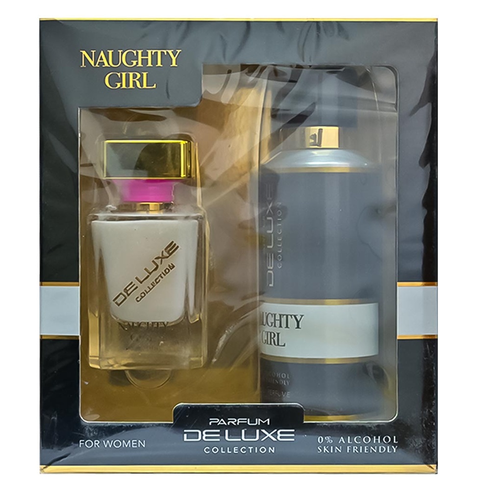 ديلوكس نيجاتى جيرل طقم زيرو% كحول - Deluxe Naughty Girl Set 0% AlCohol EDP-W (50ml+150ml)
